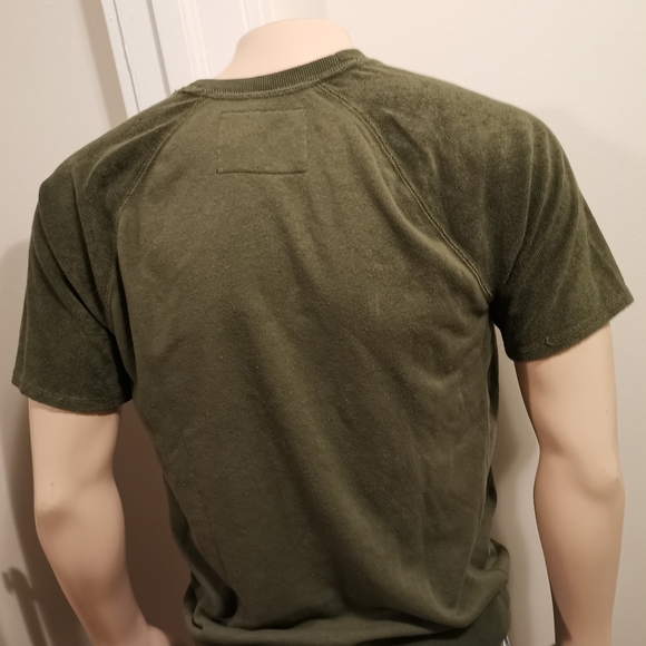 🆕Abercrombie & Fitch Olive SS Sweatshirt US XS - Picture 4 of 15